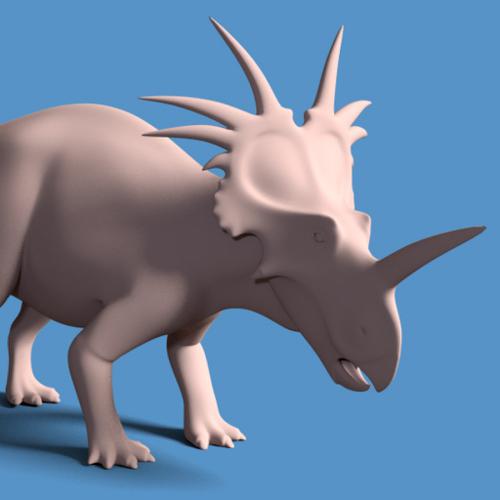 Styracosaurus Posed preview image